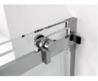 POLYSAN THRON ROUND sprchové dveře 1100 mm, kulaté pojezdy, čiré sklo (7)