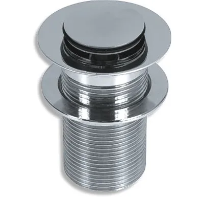 NOVASERVIS Uzávěr výpusti LUXUS pro umyvadlo bez přepadu chrom - 38,0