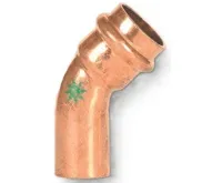 CU solární koleno 45° 9040-15- lisovací F/M