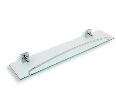 NOVASERVIS Polička se zábradlím Metalia 12 chrom - 0253,0