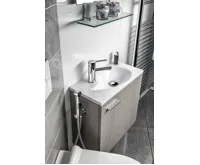 SAPHO AQUA umývátko 50,5x25cm, litý mramor, bílá (7)