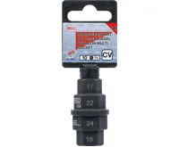 BGS Klíč pro osy motocyklů, 17- 24 mm, Yamaha, Kawasaki a dal. (2)