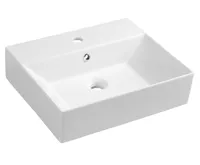 ISVEA SISTEMA keramické umyvadlo 50x42cm, bílá ISVEA SISTEMA keramické umyvadlo 50x42cm, bílá