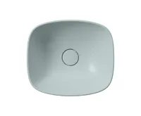 GSI NUBES keramické umyvadlo na desku 40x35cm, ghiaccio mat (3)