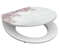 Schütte WC sedátko FLOWERS AND WOOD | MDF HG, Soft Close (3)