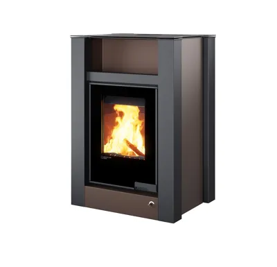 HS Flamingo Krbová kamna AQUAFLAM VARIO ® LEND 11/7kW hnědá - sametová