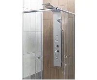 AQUALINE TUSA sprchový panel 200x1400mm, stříbrná (9)