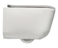 KERASAN TRIBECA závěsná WC mísa, Rimless, 35x54cm, bílá (4)
