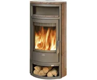 ABX Polar  6 Krbová kamna - šedý/černý plech žula kašmír (vč.HD) | AKCE Zdravá láhev 0,7l