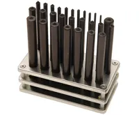 BGS Vyražeče pro demont. zjištovacích kolíků brzd. destiček, 28 dílů