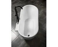 AQUALINE TISA volně stojící vana, 150x75cm, bílá (4)