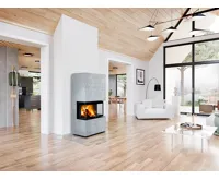 ROMOTOP Designový krb CARA C 20 s děleným sklem, kámen (2)