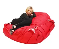 Sedací pytel 189x140 comfort s popruhy scarlet rose (3)