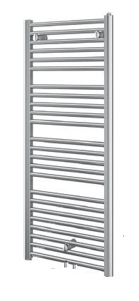 Chromový koupelnový radiátor purmo flores ch m 600/1755 - rovný, středový