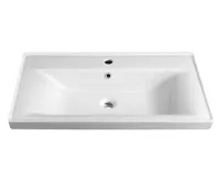 AQUALINE SAVA 80 keramické umyvadlo nábytkové 80x46cm, bílá (4)