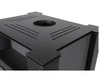 HS Flamingo Krbová kamna AQUAFLAM VARIO ® LEND 11kW šedá (teplovzdušná verze) (24)