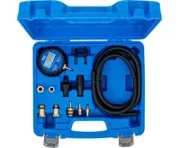 BGS Přípravek pro test vakua a benzínového čerpadla, digitální, se sadou adaptérů BS74436 – BG (3)