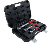 BGS Sada přepínacích ráčen | teleskopická | 6,3 mm (1/4") - 10 mm (3/8") - 12,5 mm (1/2") | 3d (6)