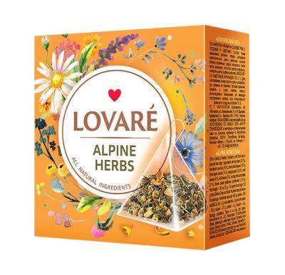 Čaj Lovaré Alpine herbs (15 pyramid)