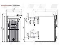 Viadrus U22 Economy 5 čl. 16 kW Kotel na tuhá paliva (4)