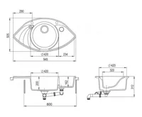 Aquasanita Papillon 945.10ER Beige (6)