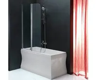 GELCO ONE vanová zástěna skládací 900mm, čiré sklo