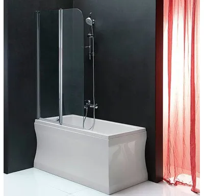 GELCO ONE vanová zástěna skládací 900mm, čiré sklo