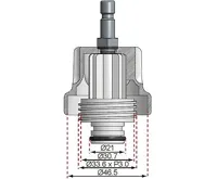 BGS Adaptér č. 19 pro BGS 8027, 8098, pro Toyota (3)