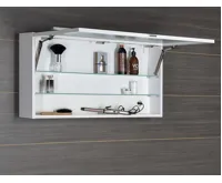 SAPHO CLOE galerka s LED osvětlením 100x50x18cm, bílá (5)