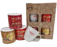 Lynch Foods Dárková sada Hot Apple 3x553g + hrnek (1)