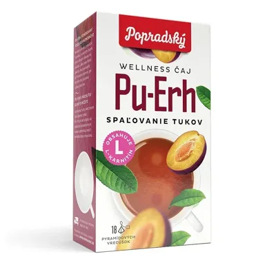 BOP Poprad Popradský wellness čaj - Pu-erh - spalování tuků