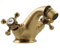 SAPHO ANTEA stojánková bidetová baterie s výpustí, bronz