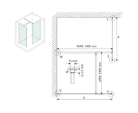 GELCO VARIO kouřové sklo 1400x2000mm (4)
