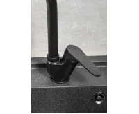 SAPHO CORNELI stojánková dřezová baterie, černá mat (5)