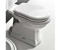 KERASAN RETRO WC kombi mísa 38,5x72cm, zadní odpad, bílá (3)