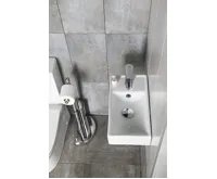 SAPHO MINOS keramické umývátko 40x22cm, baterie vlevo, bílá (7)