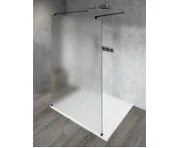 GELCO VARIO BLACK jednodílná sprchová zástěna do prostoru, matné sklo, 800 mm GELCO VARIO BLACK jednodílná sprchová zástěna do prostoru, matné sklo, 800 mm