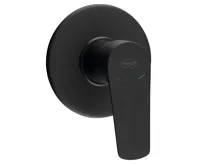 AQUALINE LOTTA podomítková sprchová baterie, 1 výstup, černá mat