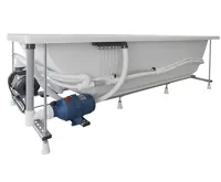 POLYSAN CLEO HYDRO-AIR hydromasážní vana, 180x80x48cm, bílá (3)