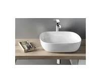 SAPHO LIRO keramické umyvadlo na desku 50,5x41cm, bílá (1)