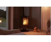 HS Flamingo Krbová kamna MASTERFLAMME ® Piccolo II, hnědá - sametová (19)