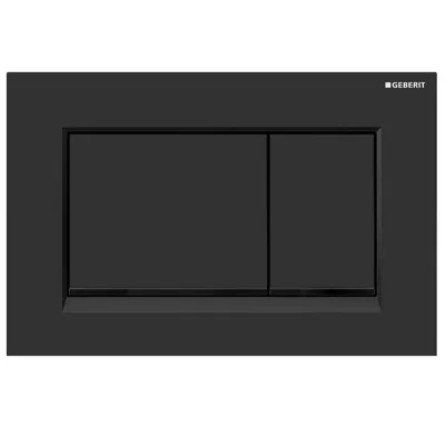 GEBERIT GEBERIT SIGMA30 ovládací tlačítko, Easy to clean, černá mat
