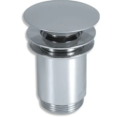 NOVASERVIS Uzávěr výpusti LUXUS pro umyvadlo s přepadem chrom - 35,0