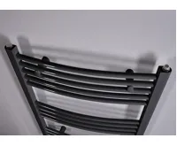 Koupelnový radiátor Thermal KDO-SP 450/1850 středové připojení - černý mat (2)