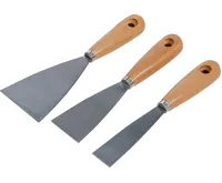 BGS Sada špachtlí ,  dřevěná rukojeť ,  30 / 50 / 80 mm ,  3dílná - BGS 85218