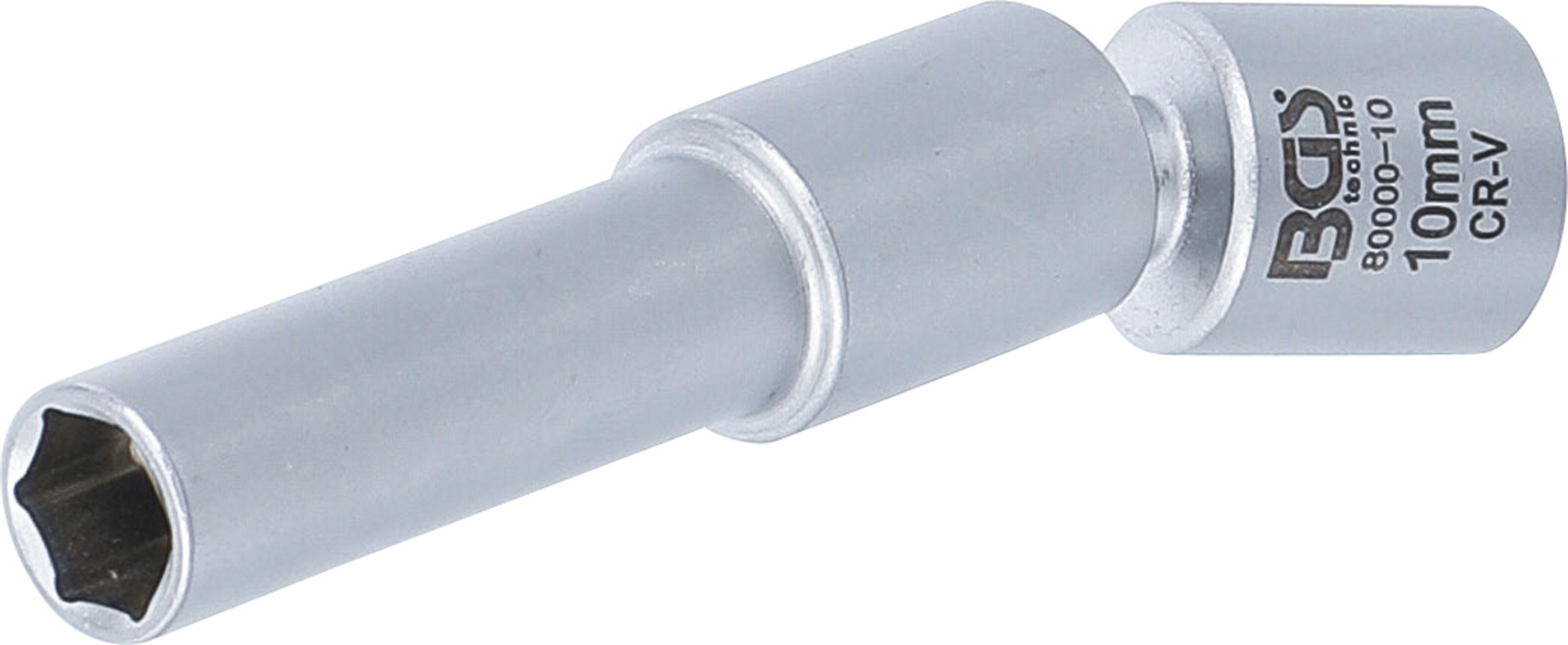 Bgs kloubová hlavice na žhavicí a zapalovací svíčky, 10 mm (3/8"), 10 mm - bgs 80000-10