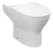 BRUCKNER DARIO WC kombi mísa, Rimless, 62,5x36cm, spodní/zadní odpad, bílá BRUCKNER DARIO WC kombi mísa, Rimless, 62,5x36cm, spodní/zadní odpad, bílá