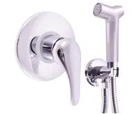 Vodovodní baterie bidetová vestavěná SÁZAVA, Barva: chrom, Typ ručky: SA042