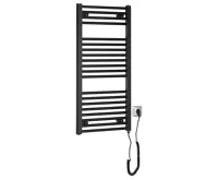 AQUALINE DIRECT-E elektrické otopné těleso rovné 450x960 mm, 300 W, černá AQUALINE DIRECT-E elektrické otopné těleso rovné 450x960 mm, 300 W, černá