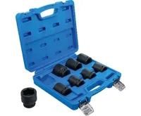 BGS Hlavice nástrčné silové šestihranné, 20 mm (3/4"), 22 - 38 mm, 8dílná (1)